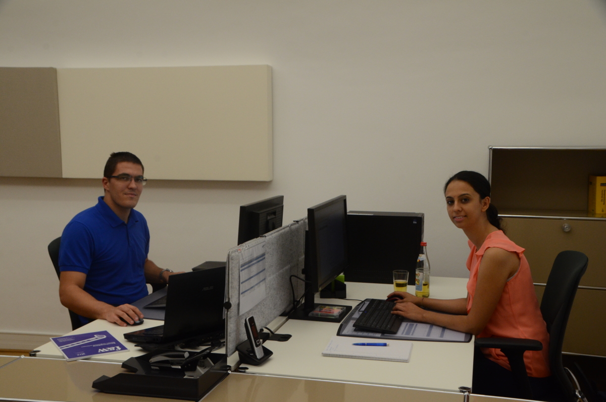 Die Lenus GmbH bildet Frau Alev Akdeniz und Herrn Patrick Stanken zu Kaufleuten für Büromanagement aus